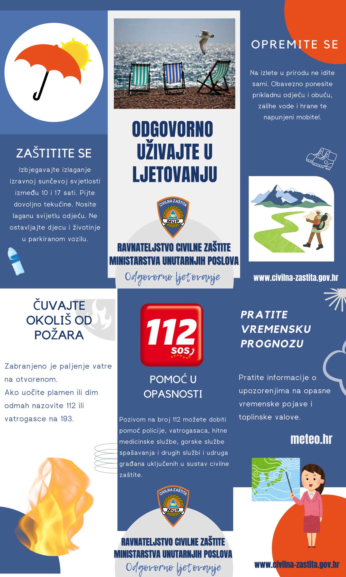 Odgovorno uživajte u ljetovanju