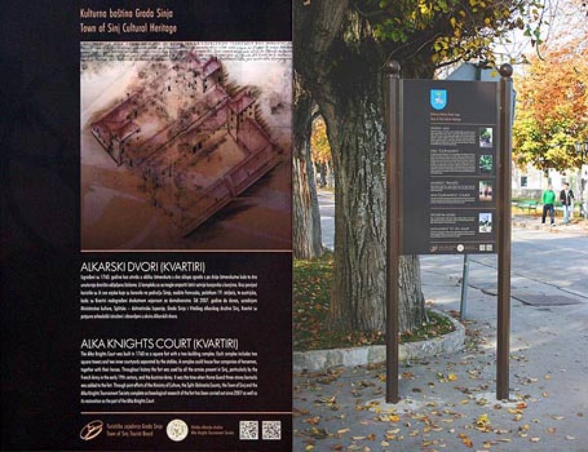 Postavljene turističke informativne ploče s QR kôdovima u Sinju